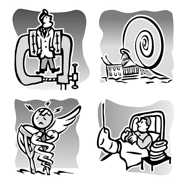Small illustrations — archive reference: healthcare