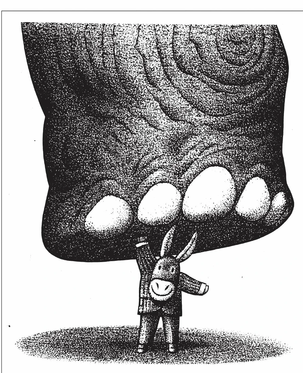 Elephant and donkey — Milan Trenc